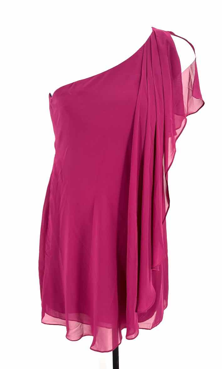 Size 12 Fuschia Chiffon Dress