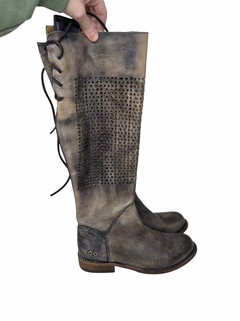 Shoe Size 7.5 Bed Stu Gray Leather Boots