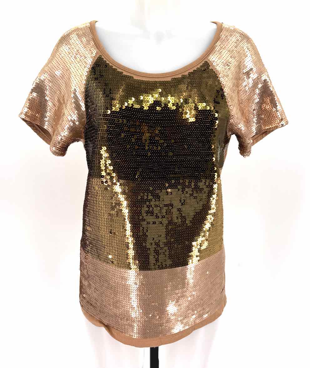 Size M Multi-Color Sequined Shirt