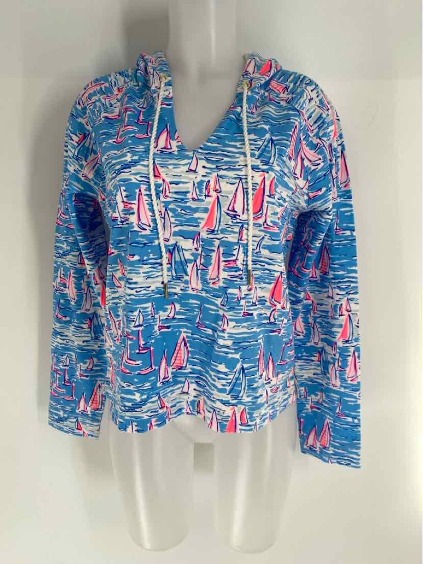 Size M Lilly Pulitzer Blue Shirt