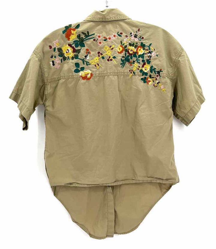 Size XXS MADEWELL Brown Shirt