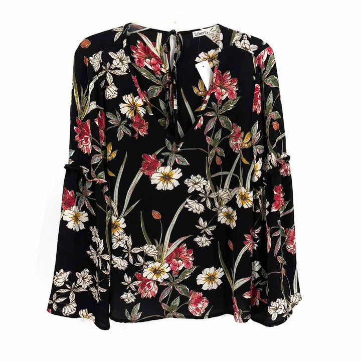 Size M Black Print Shirt