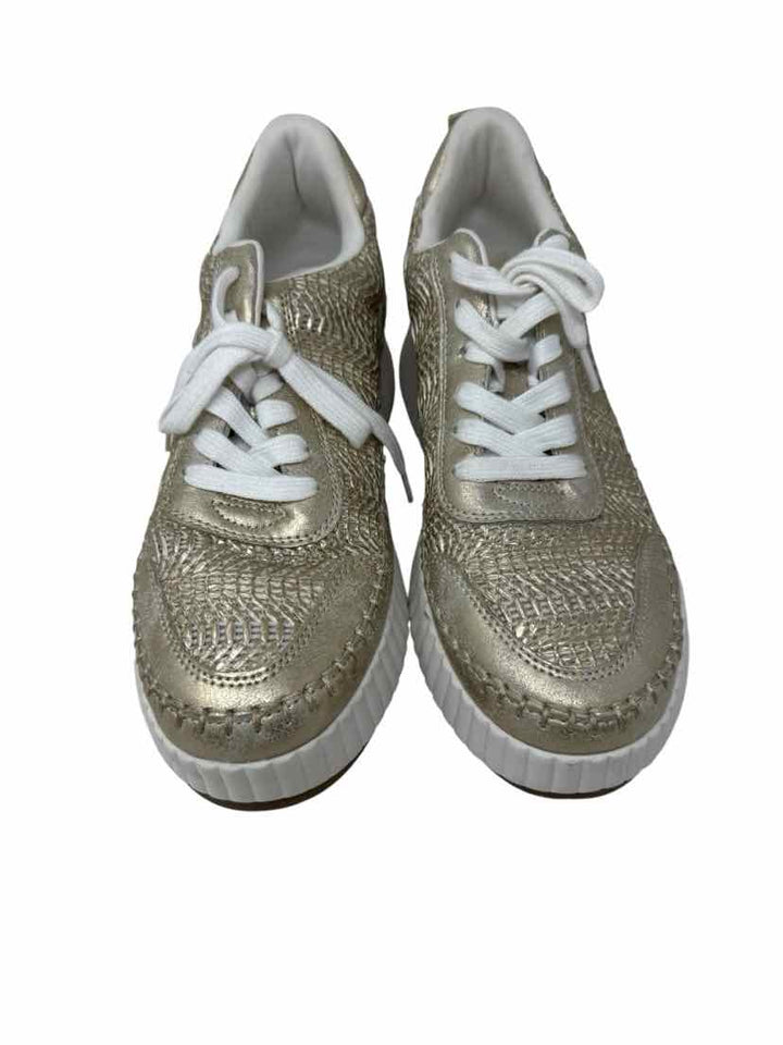 Shoe Size 10 UNIVERSAL THREAD Gold Sneakers