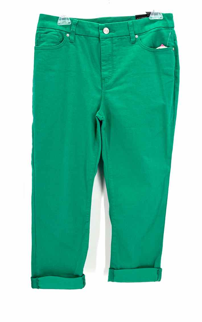 Size Petite Chico's Green Denim Jeans