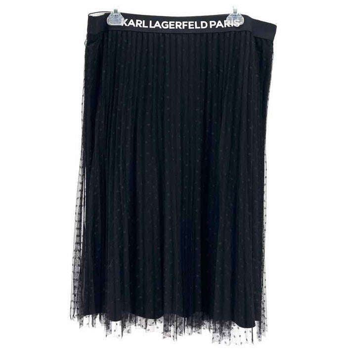 Size XL KARL LAGERFELD Black Skirt