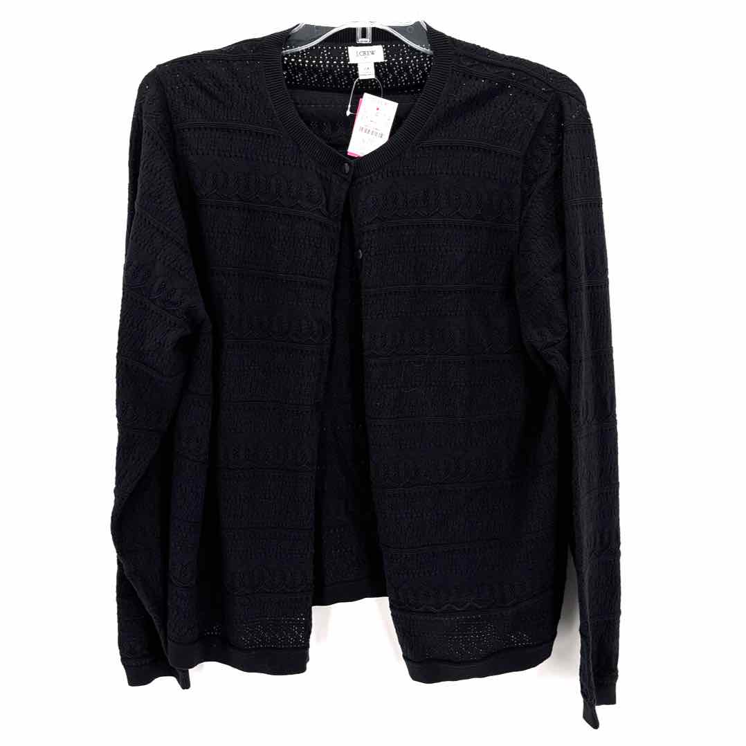 Size 2X J Crew Black Cardigan