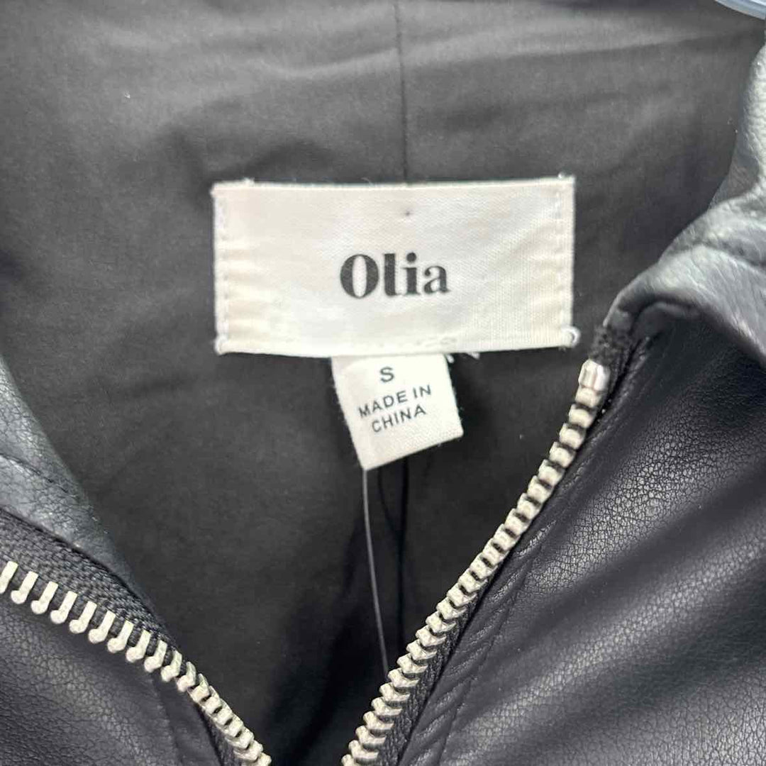 Size S Black Leather Jacket