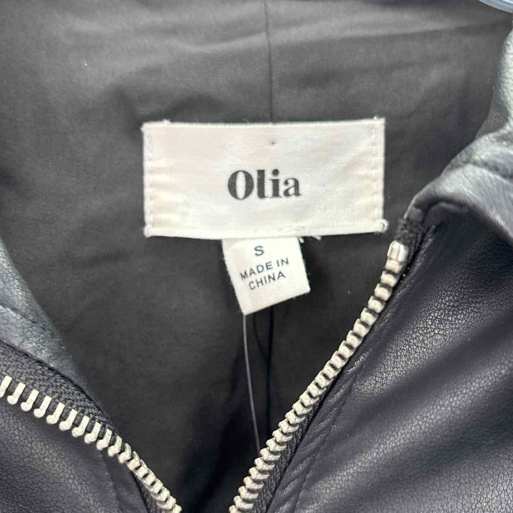 Size S Black Leather Jacket