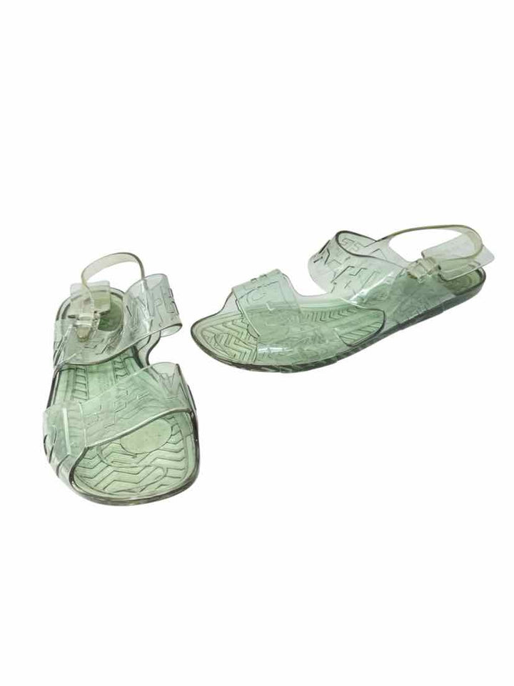 Shoe Size 9 Off-White Green Luxury - Sandals