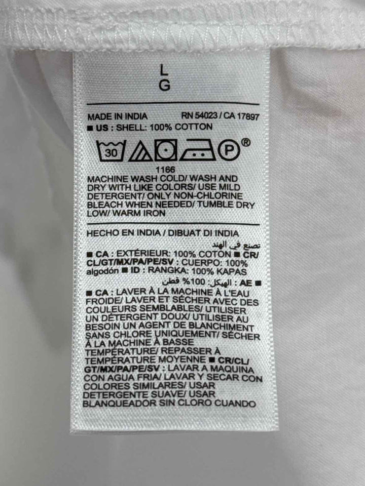 Size L Old Navy White Shirt