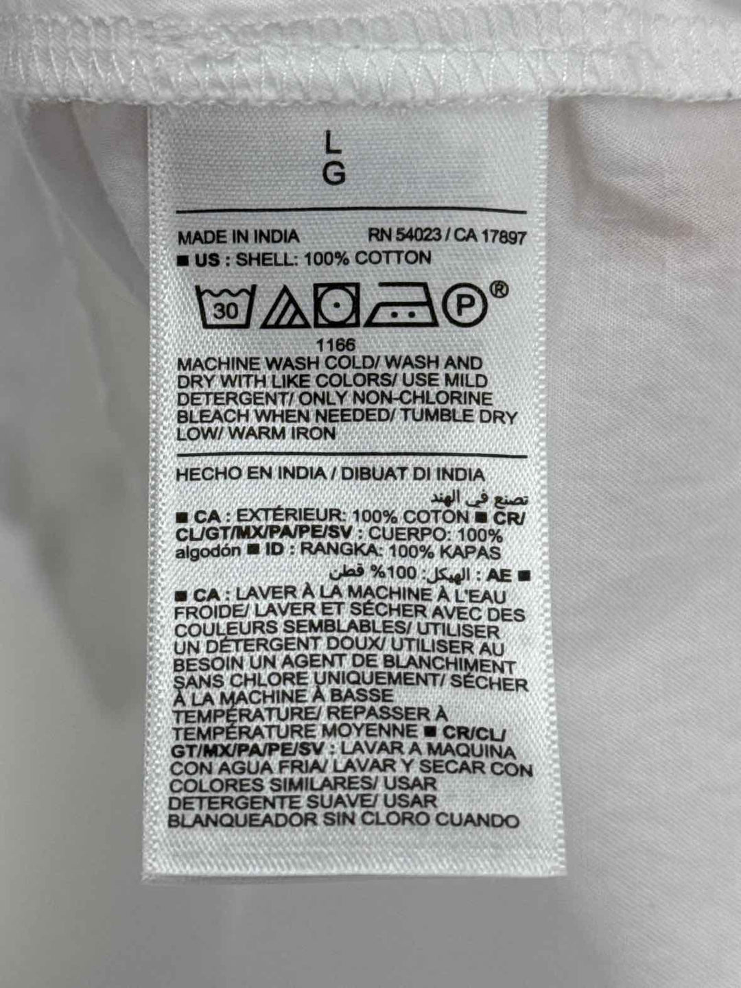 Size L Old Navy White Shirt