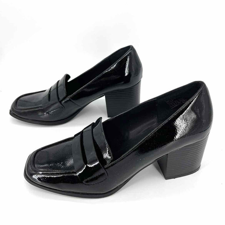 Shoe Size 9 Kenneth Cole Black PATENT Loafers