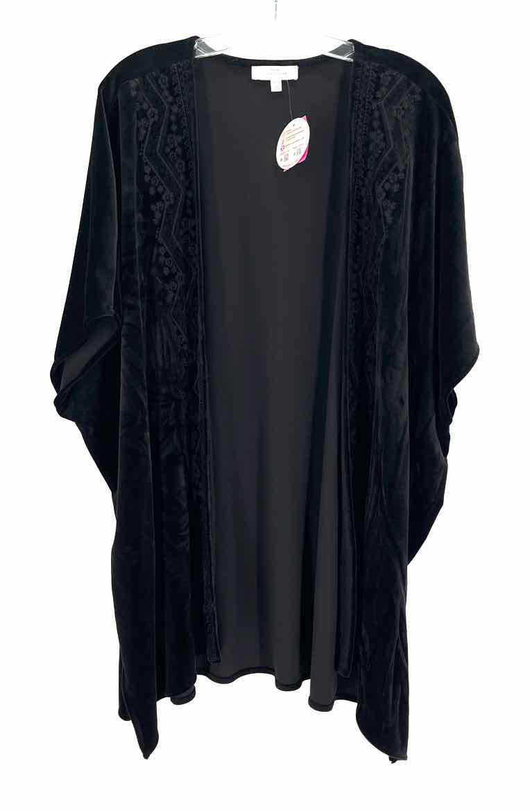 Size XL NEW DIRECTION Black Velour Jacket