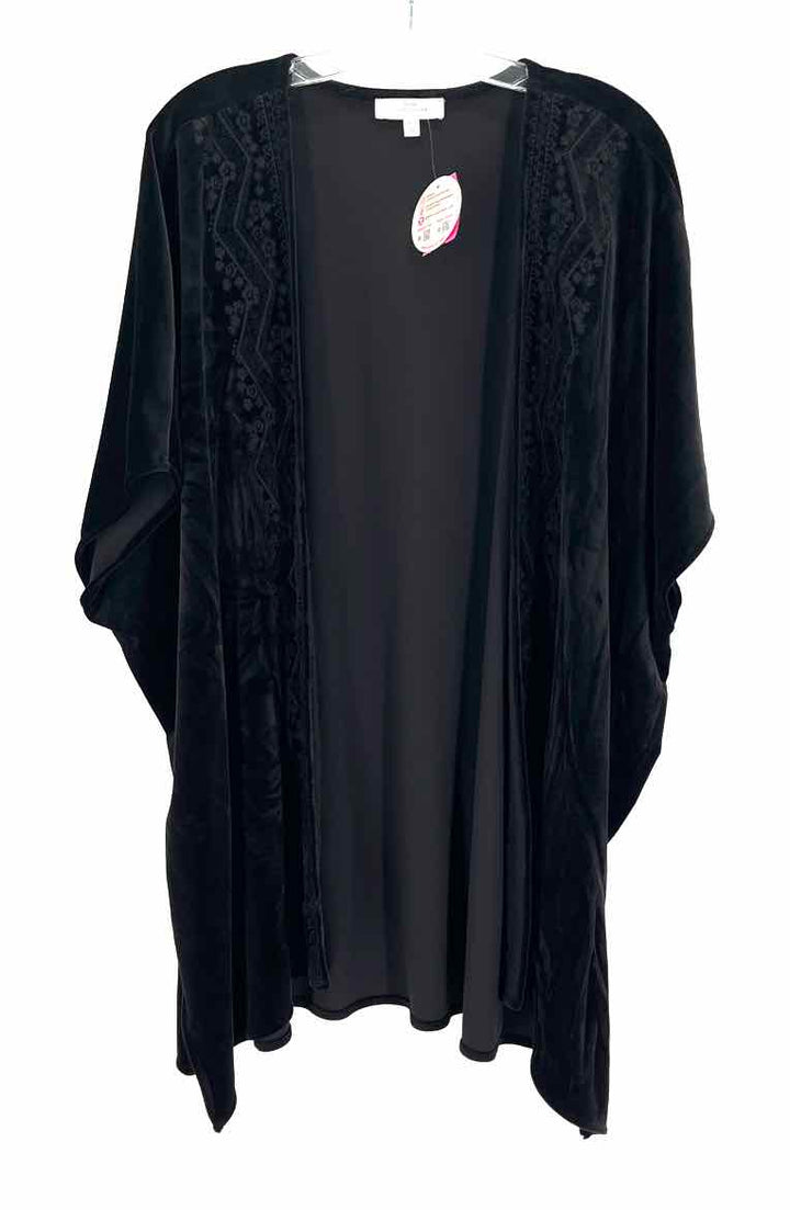 Size XL NEW DIRECTION Black Velour Jacket
