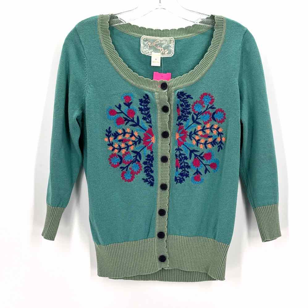 Size M Turquoise Cardigan