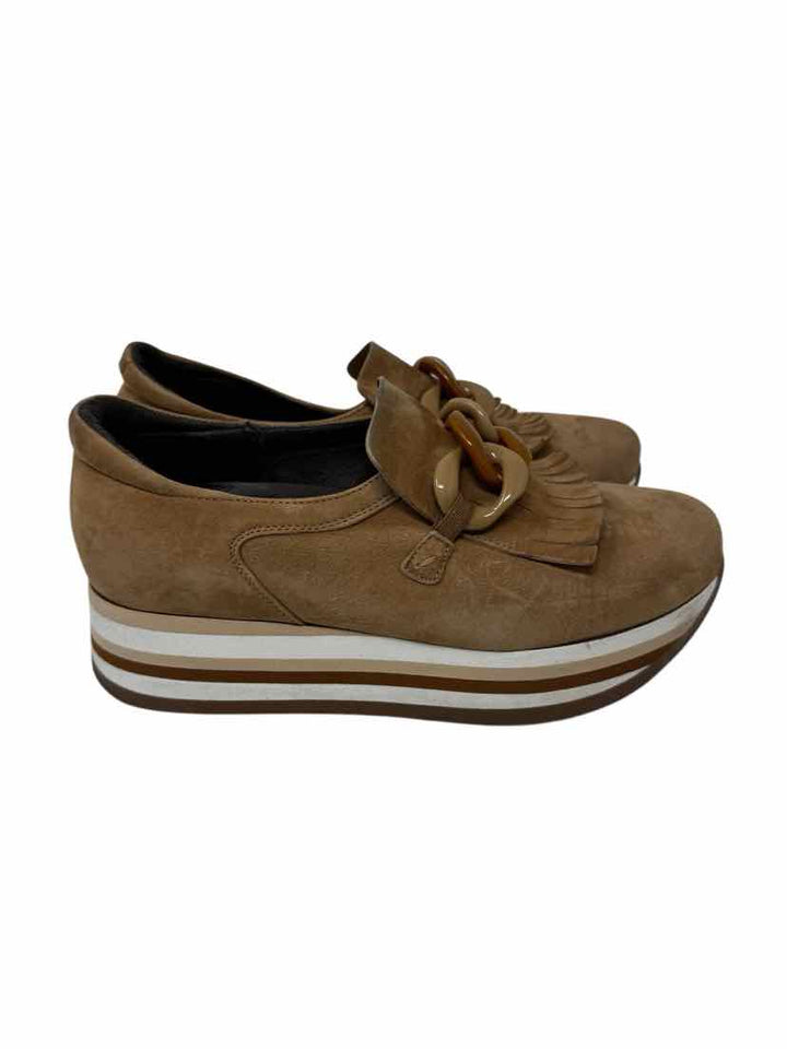 Shoe Size 37 SOFT WAVES Tan Suede Sneakers