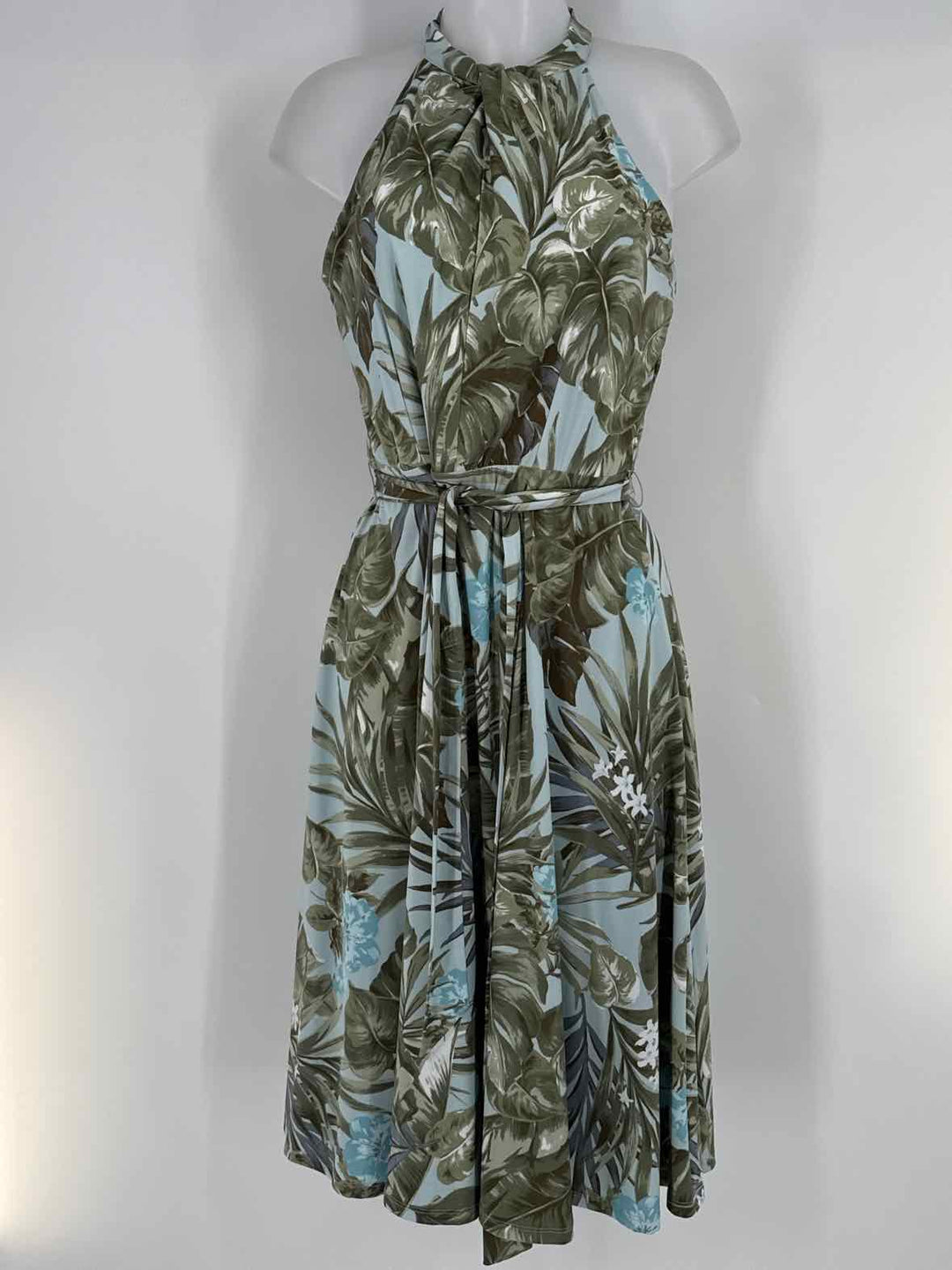 Size 6 Blue Print Dress