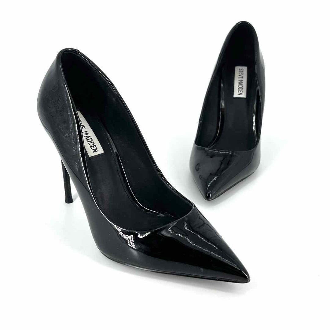 Shoe Size 8.5 Steve Madden Black PATENT Pumps