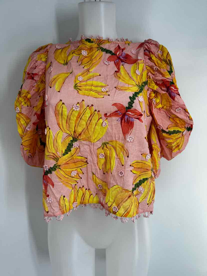 Size S FARM RIO PINK PRINT Shirt