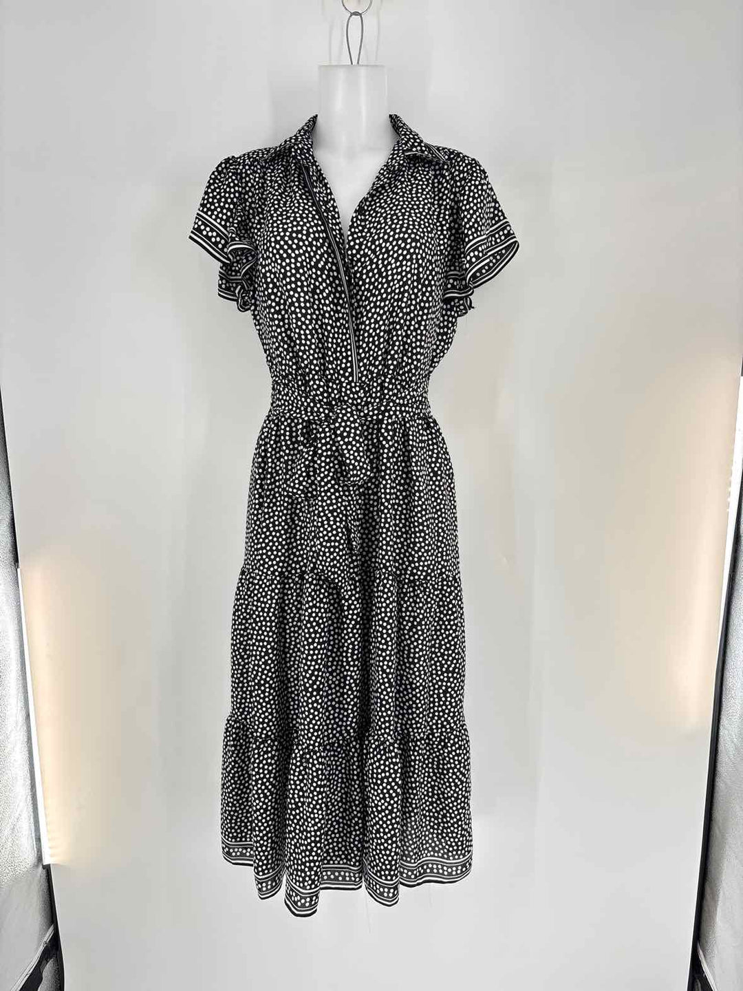 Size S MAX STUDIO Black/White Dress