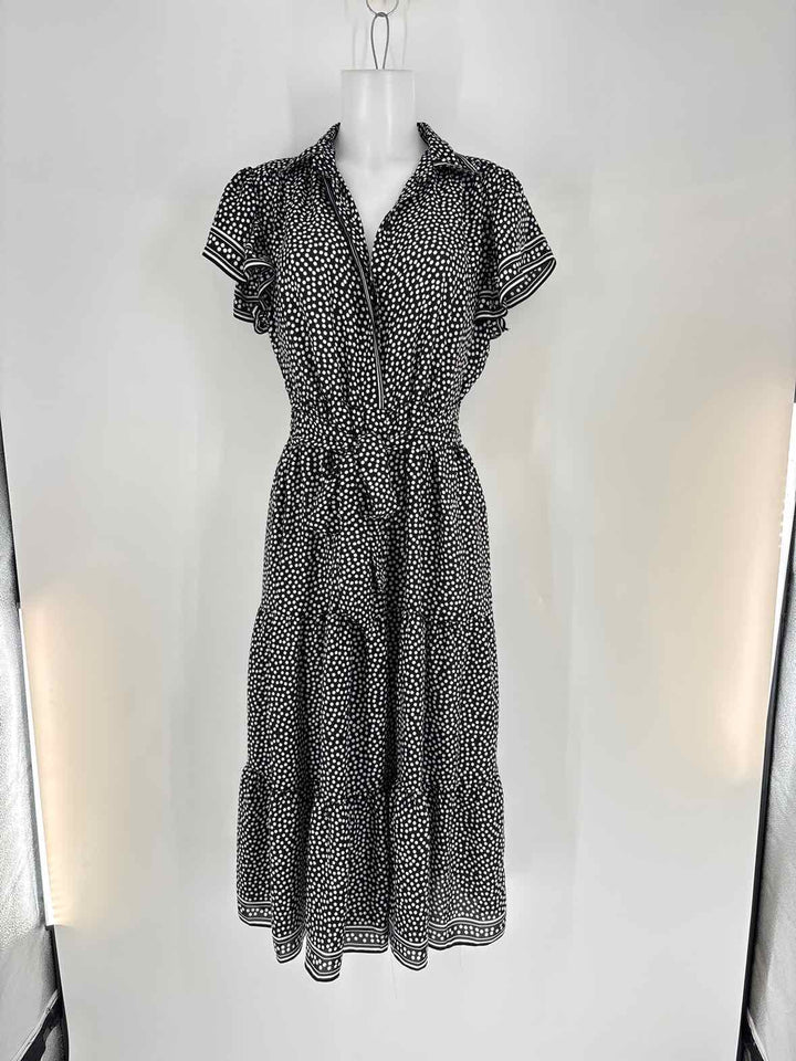 Size S MAX STUDIO Black/White Dress