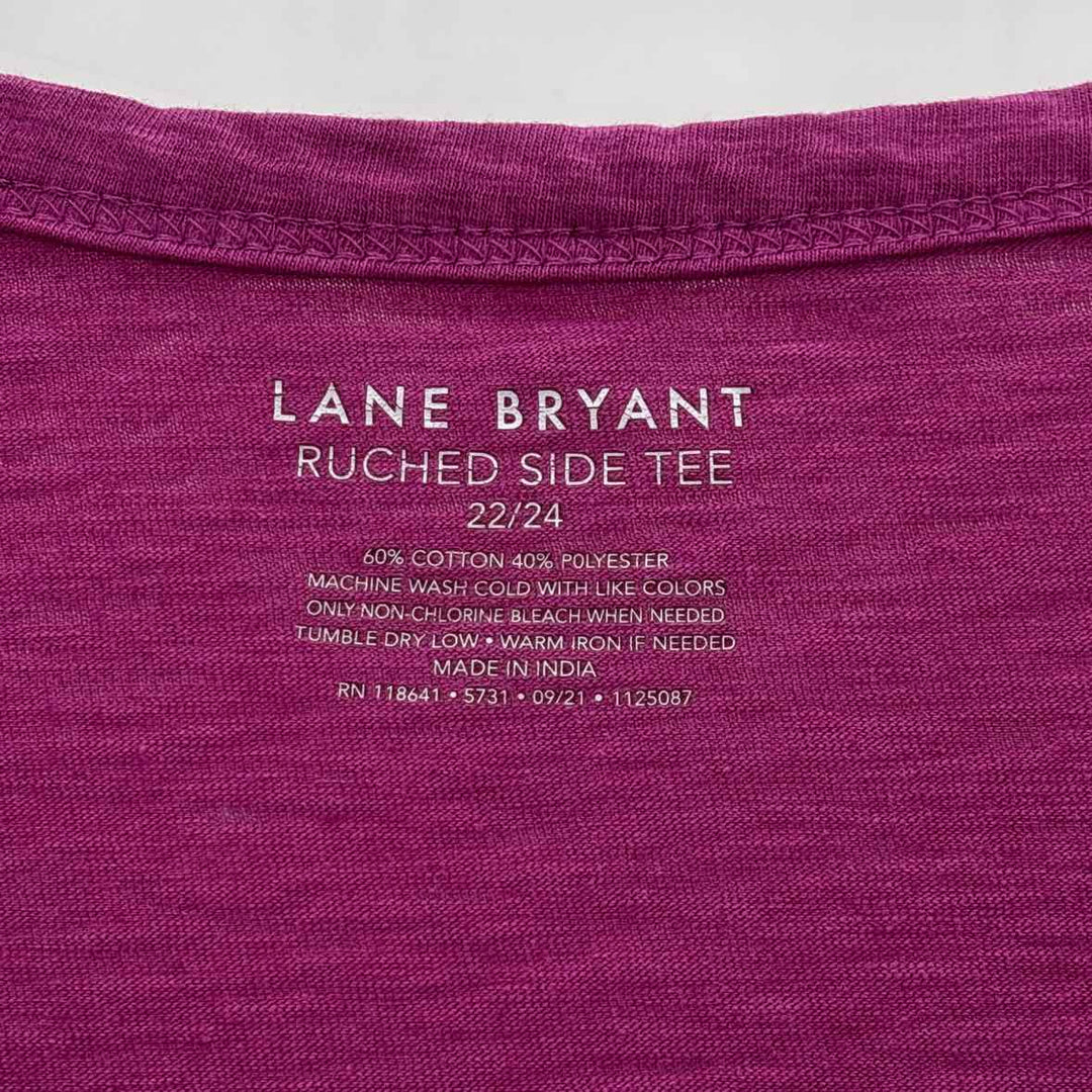 Size 22/24 LANE BRYANT Fuschia Knit Shirt