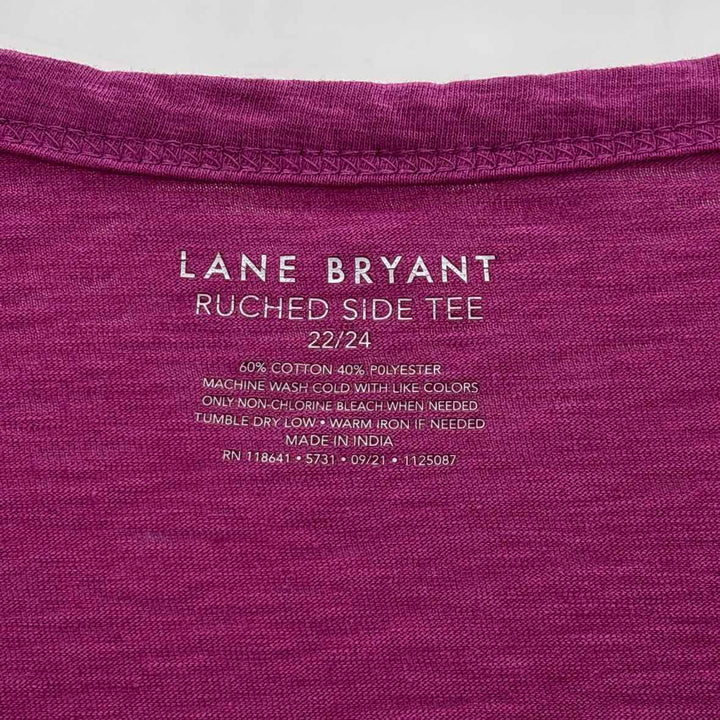 Size 22/24 LANE BRYANT Fuschia Knit Shirt