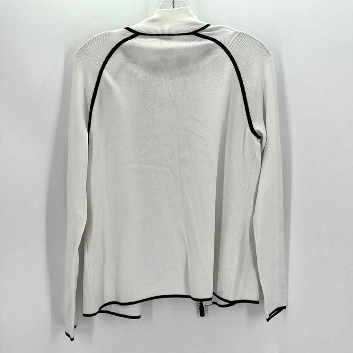 Size M Chico's White Knit Cardigan