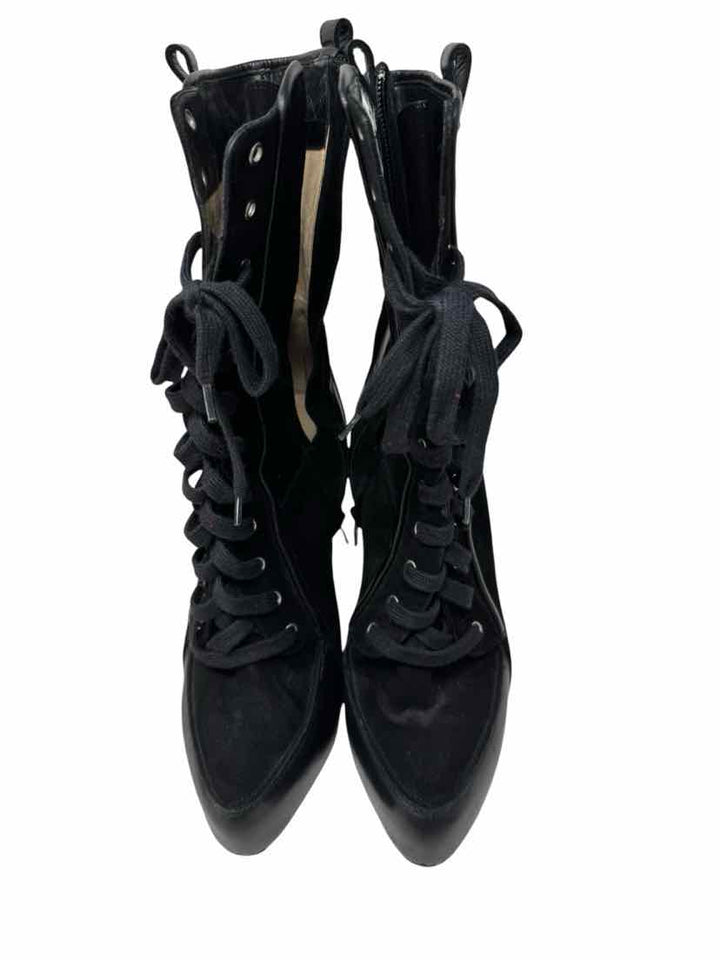 Shoe Size 37.5 CHRISTIAN LOUBOUTIN Black Suede Luxury - Boots