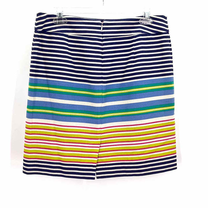 Size 6 LOFT Blue Print Skirt