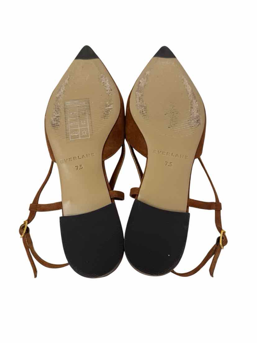 Shoe Size 8 EVEREVE Tan Suede Flats