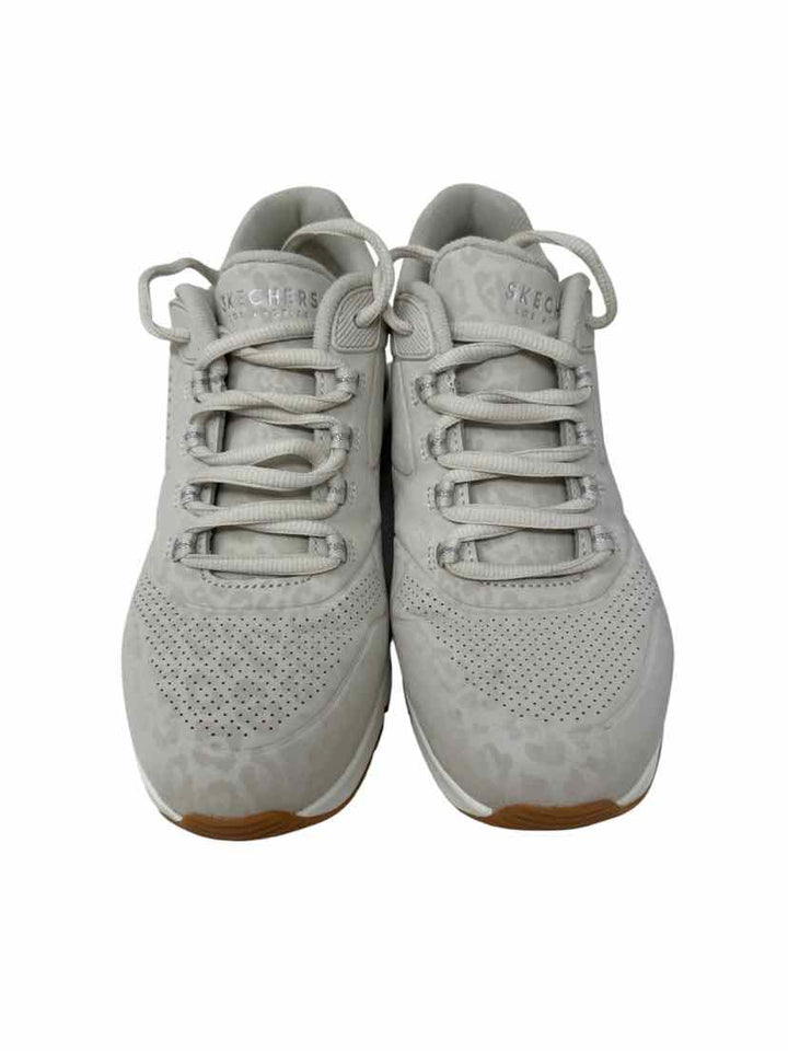 Shoe Size 8 Cream Sneakers