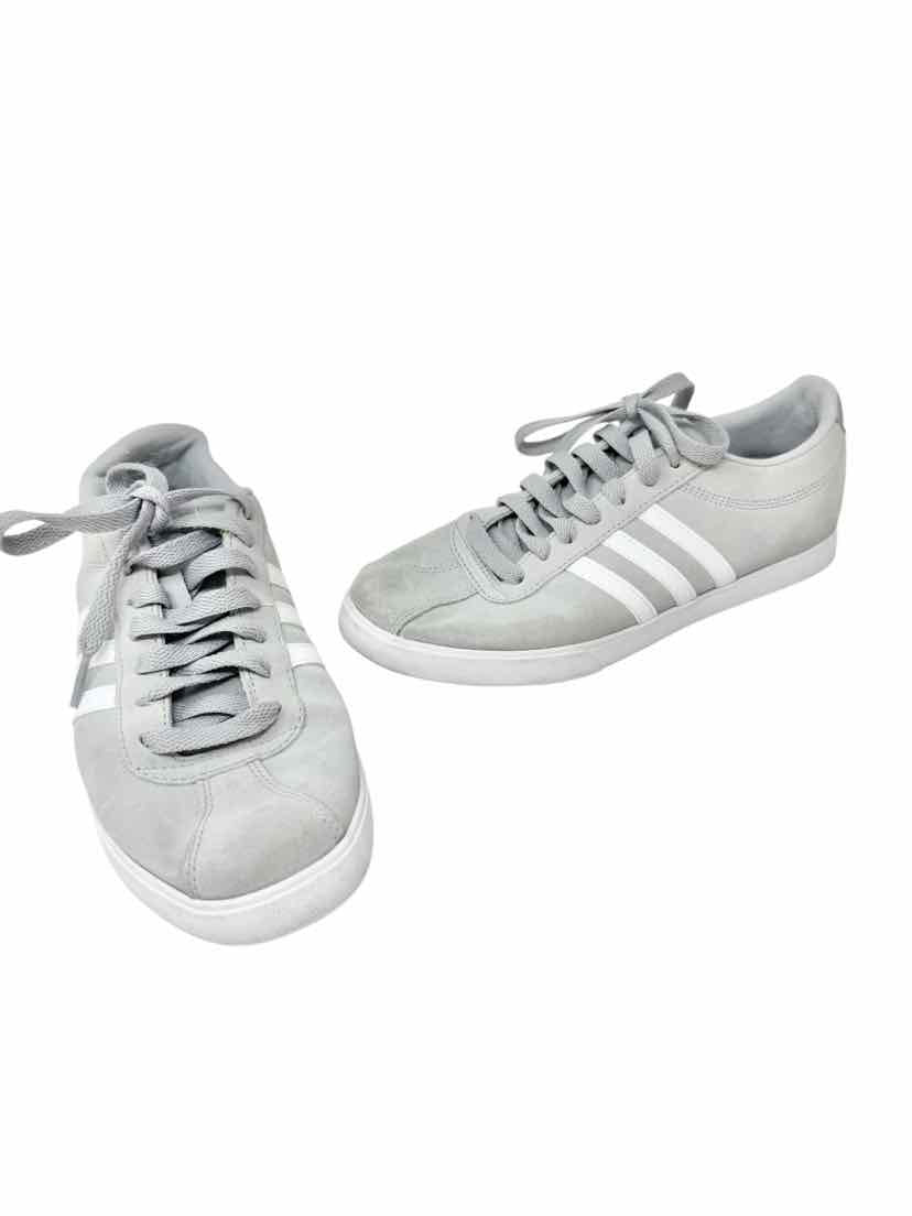 Shoe Size 9 Adidas Gray Suede Sneakers