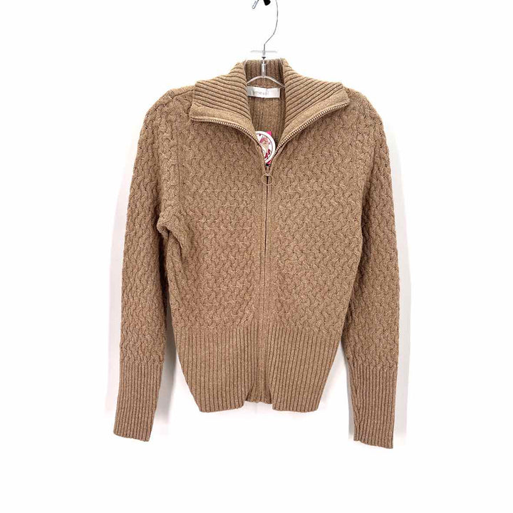 Size S Tan Knit Cardigan
