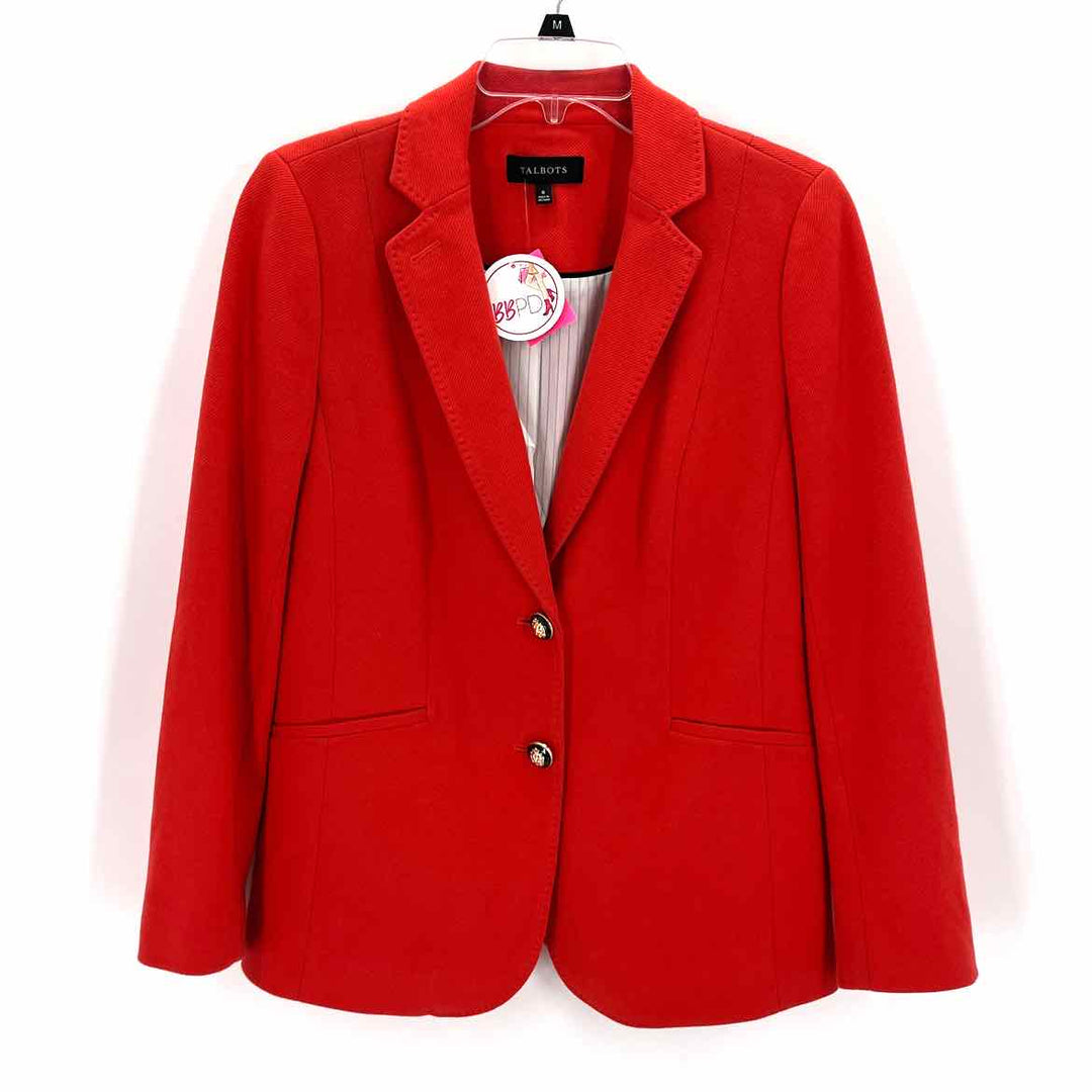 Size 6 Talbots Orange Blazer