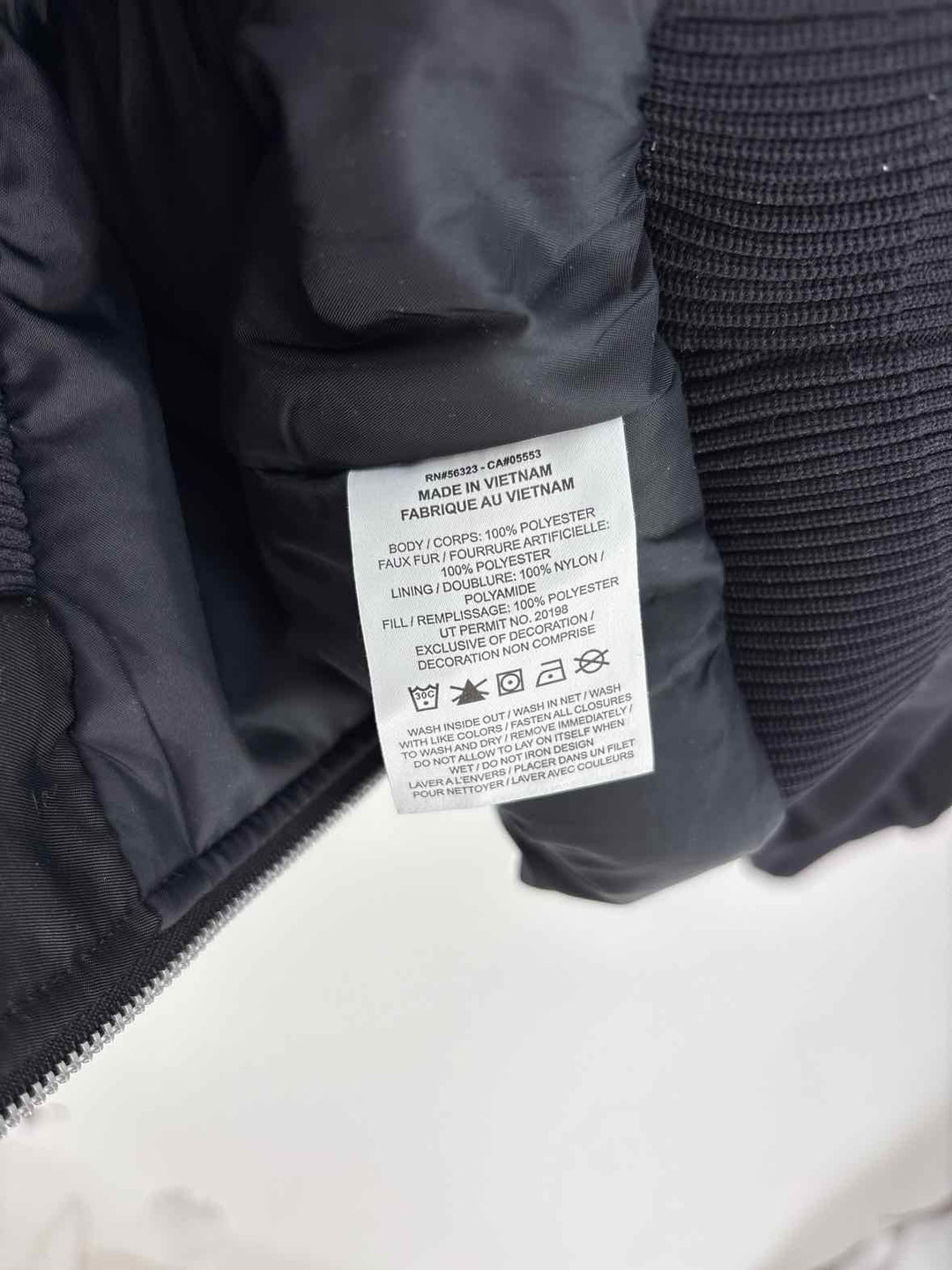 Size XL Black Jacket