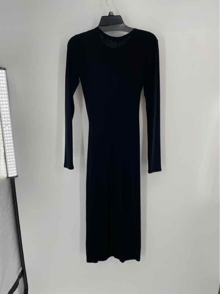 Size S VINCE Black Cotton Dress