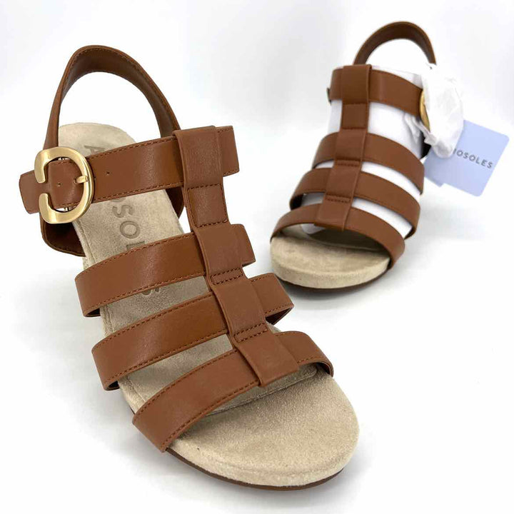 Shoe Size 8.5 AEROSOLES Tan Sandals