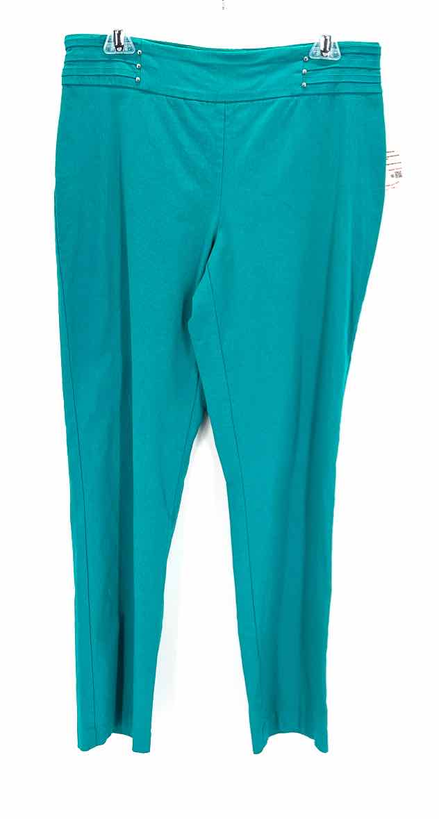 Size M JM COLLECTION Teal Pants