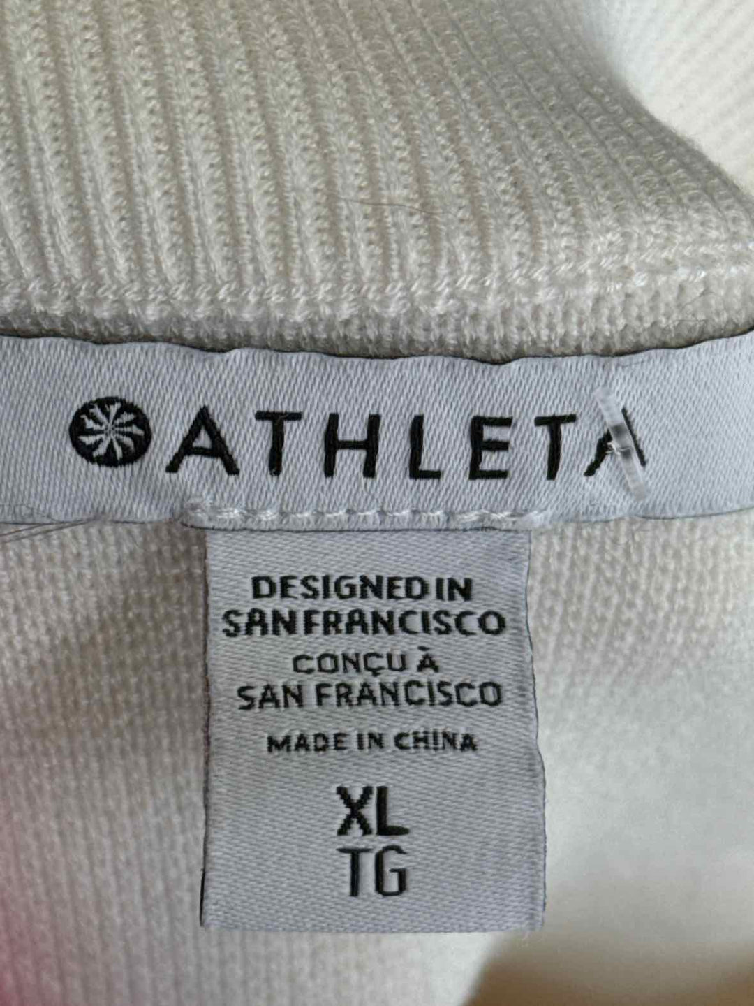Size XL Athleta White Sweater