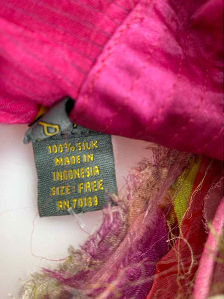 Size One Size Fuschia Silk Shirt