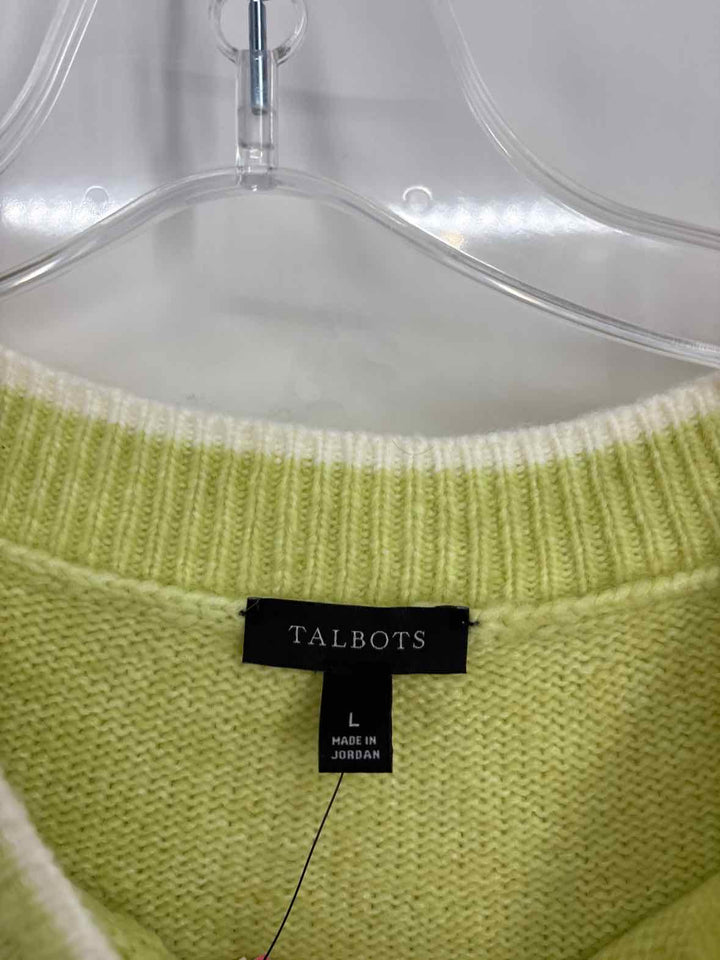Size L Talbots Green Sweater