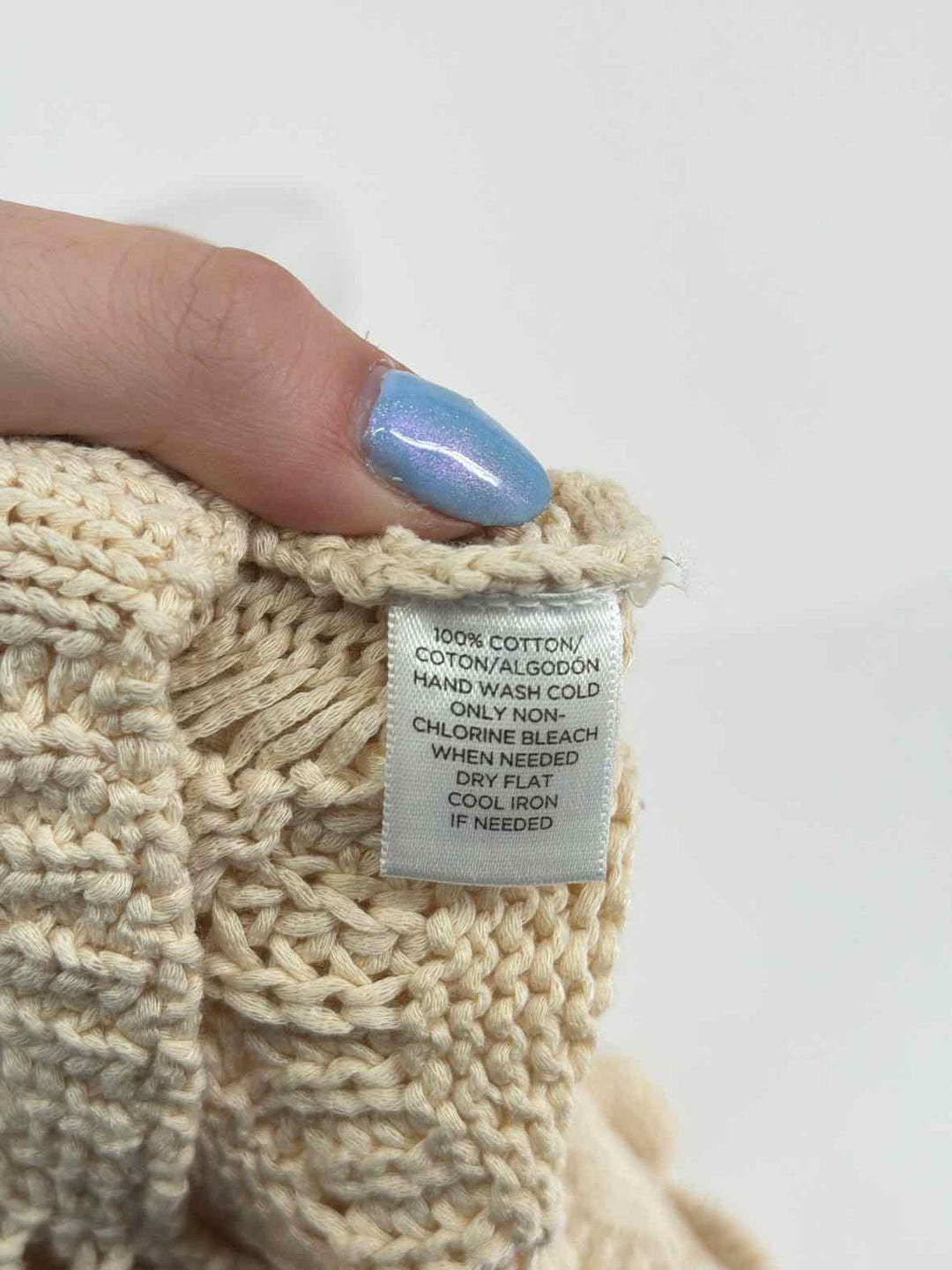 Size XXL Ann Taylor Ivory Knit Sweater