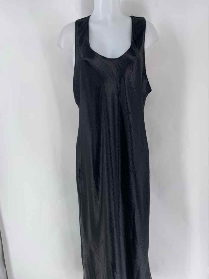 Size XL Banana Republic Black Sateen Dress