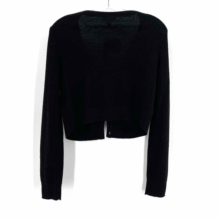 Size L J Crew Black Cashmere Knit Sweater