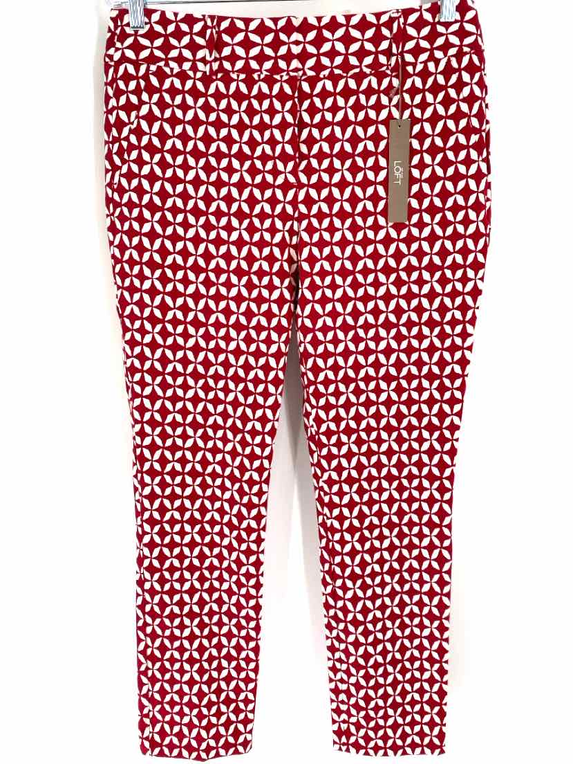 Size 8 Ann Taylor Red Pants