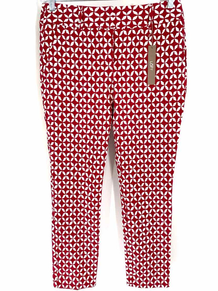 Size 8 Ann Taylor Red Pants