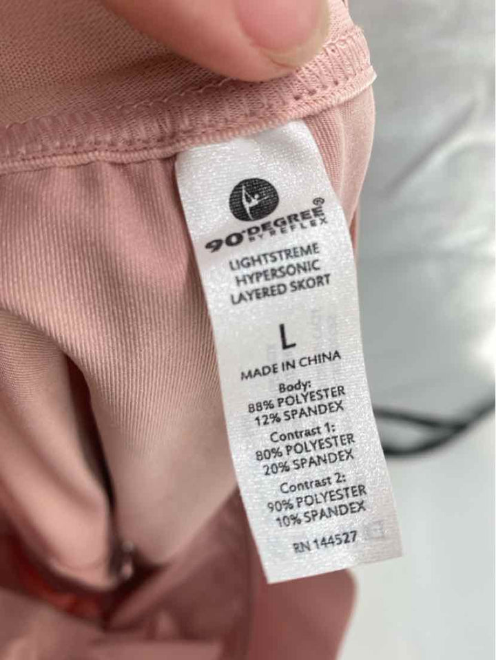 Size L 90 DEGREES Pink Skirt