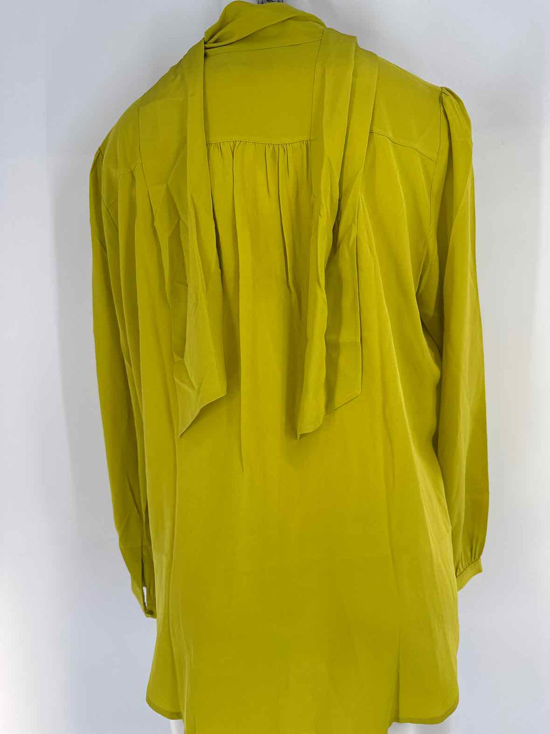 Size XL J Crew Lime Green Silk Shirt