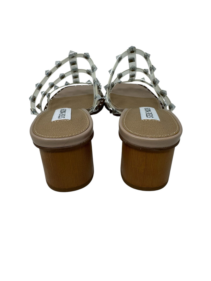 Shoe Size 6.5 Steve Madden Silver Sandals